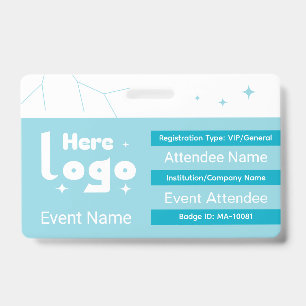 Event Badge Template ID Badge