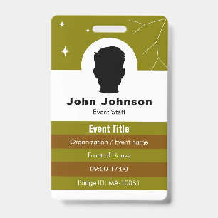 Event Coordinator ID Badge
