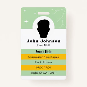 Event Coordinator ID Badge
