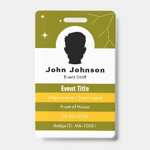 Event Coordinator ID Badge