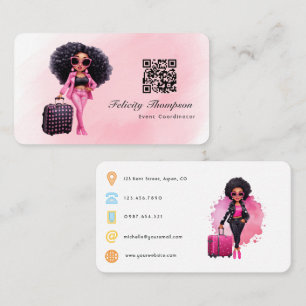 Event Coordinator QR Code Business Card