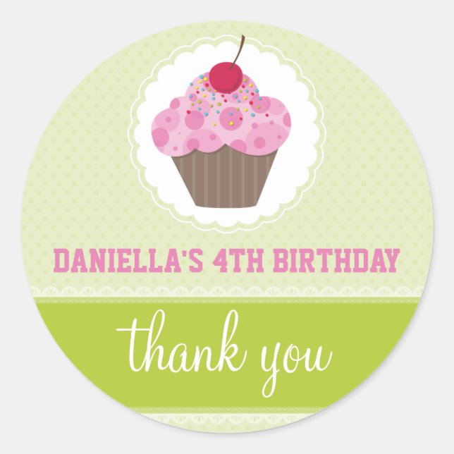 EVENT DECORATIVE STICKER :: cupcake 2 (Front)