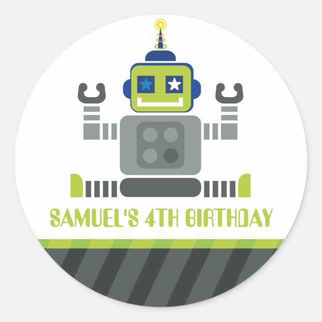 EVENT DECORATIVE STICKER :: robot 1 (Front)