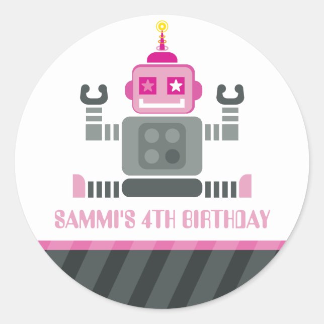 EVENT DECORATIVE STICKER :: robot 5 (Front)