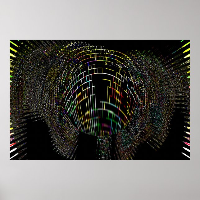 "Event Horizon" Black Hole Astronomy Art Print (Front)