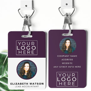 Event ID Customised Lanyard Name Tag With Photo Badge