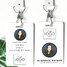 Event ID Customised Lanyard Name Tag With Photo
