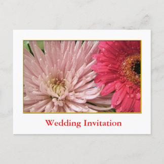Event Invitation, flowers Invitation Postcard