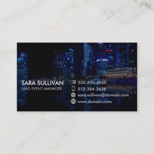 Event Management Promotion Marketing Business Card