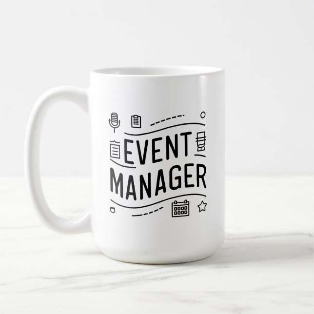 Event Manager Appreciation Gift Coffee Mug (Left)