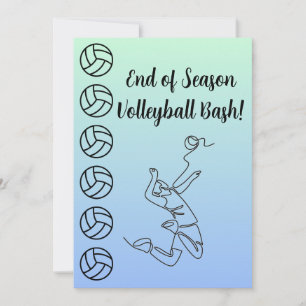 Event Name Location Sport Theme Volleyball Invitation