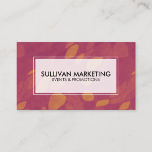 Event Organizer Party Planner Business Card