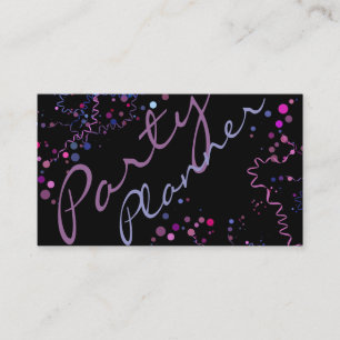 Event Party Planner Business Card