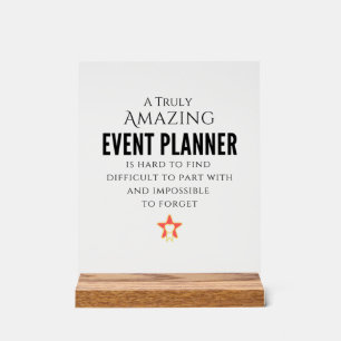 Event Planner Appreciation  Acrylic Sign