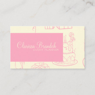 Event planner  business card