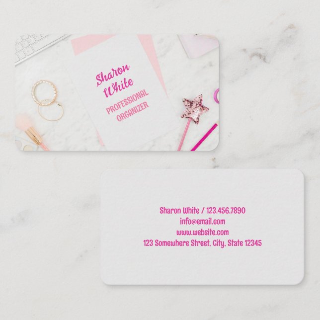 Event Planner Business Card (Front/Back)