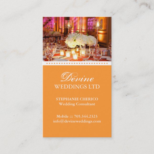 Event Planner Business Card (Front)