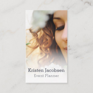 Event Planner Female Business Card