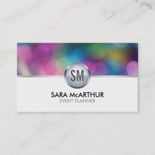 Event Planner Marketing Services Business Card