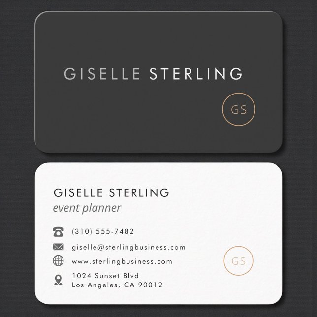Event Planner Professional Business Card (Creator Uploaded)