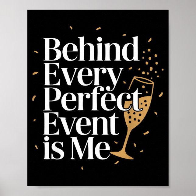 Event planner professional coordinator job event poster (Front)