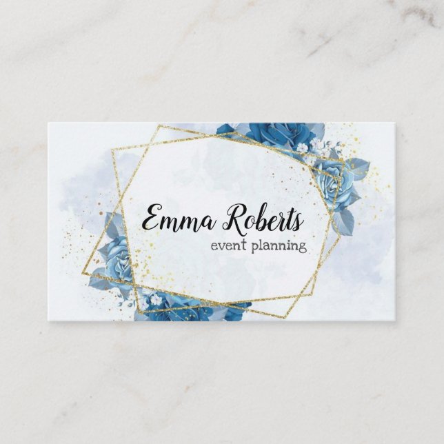 Event Planning Business card (Front)