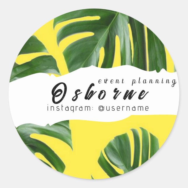 Event Planning Classic Round Sticker (Front)