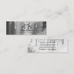 Event Planning Party Decoration Glitter Balloons  Mini Business Card