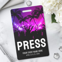 Event Press Pass