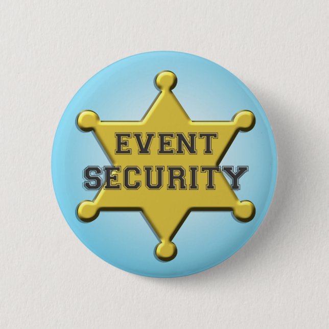 EVENT SECURITY 6 CM ROUND BADGE (Front)