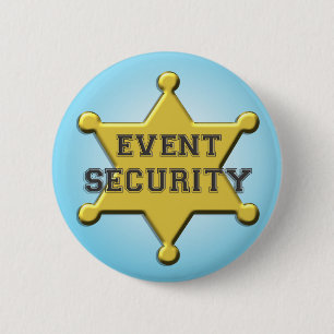 EVENT SECURITY 6 CM ROUND BADGE