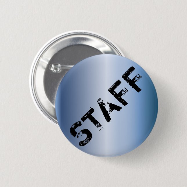 Event Staff Badge grunge metallic (Front & Back)