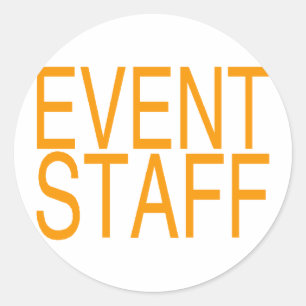 Event Staff Classic Round Sticker