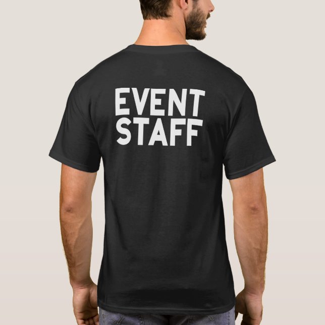 Event Staff  Event Planning T-Shirt (Back)