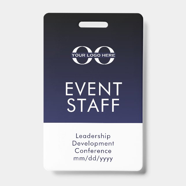 Event Staff ID Badge (Front)
