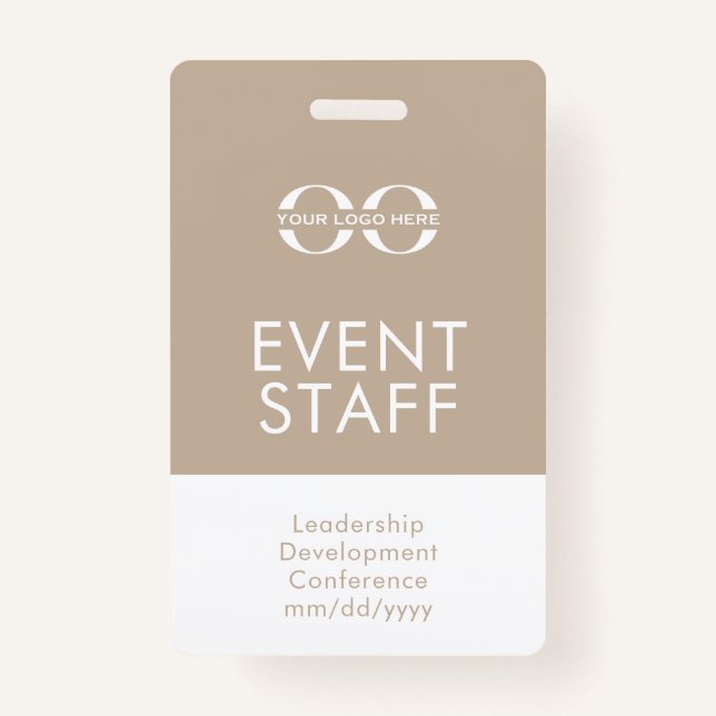 Event Staff ID Badge (Front)