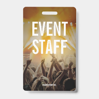 Event Staff ID Badge