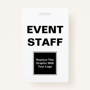 Event Staff ID ID Badge