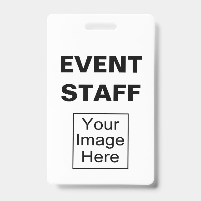 Event Staff Photo ID Badges (Front)