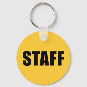 Event Staff Security Crew Gear Key Ring