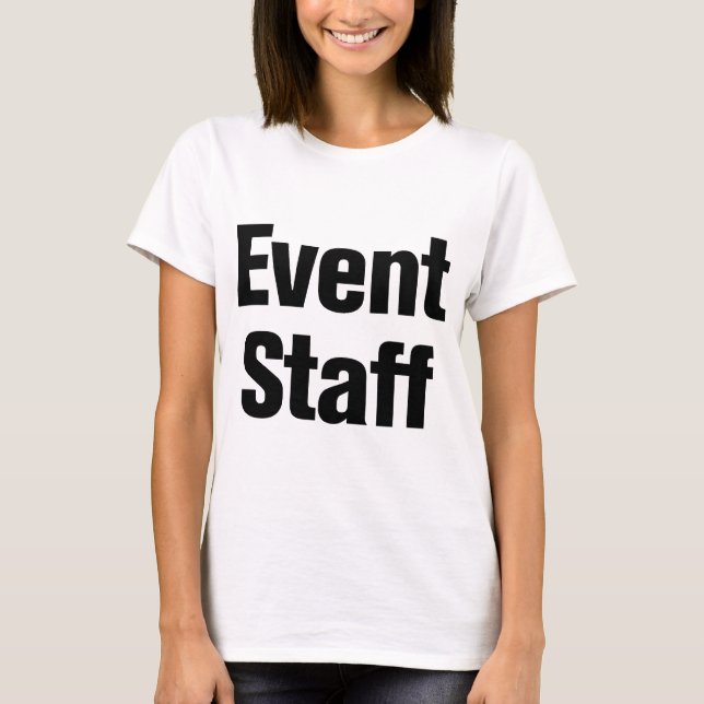 Event Staff T-Shirt (Front)