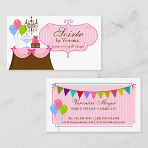 Event Stylist and Design Business Card