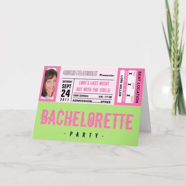 Event Ticket Invitation (Front)