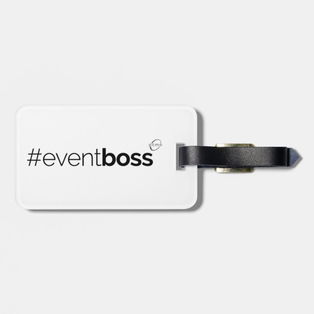 #eventboss luggage tag (Back Horizontal)