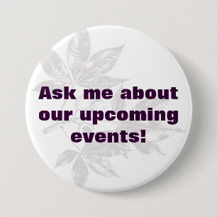events 7.5 cm round badge