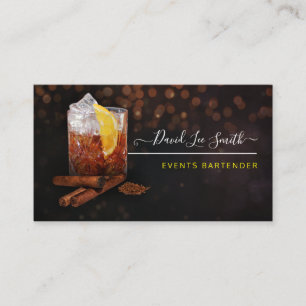 Events Professional Barman Business Card