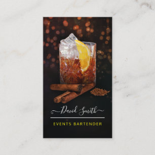 Events Professional Barman Business Card