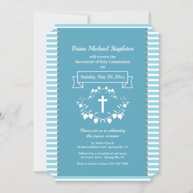 Ever Faithful Religious Invitation (Front)