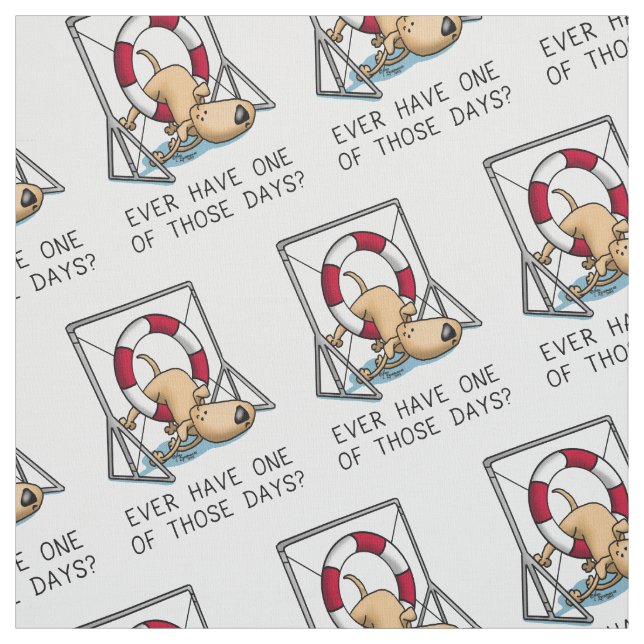 Ever Have One of Those Days? Dog Agility Fabric (Swatch)