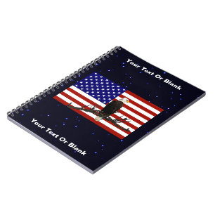 Ever Vigilant Bald Eagle Notebook